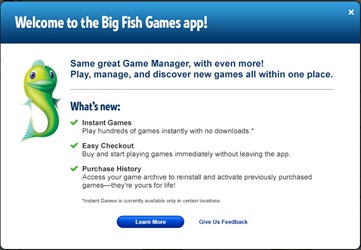 big fish games app required